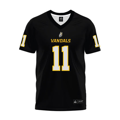 Idaho - NCAA Football : Nolan McWilliams - Black Premium Football Jersey-0