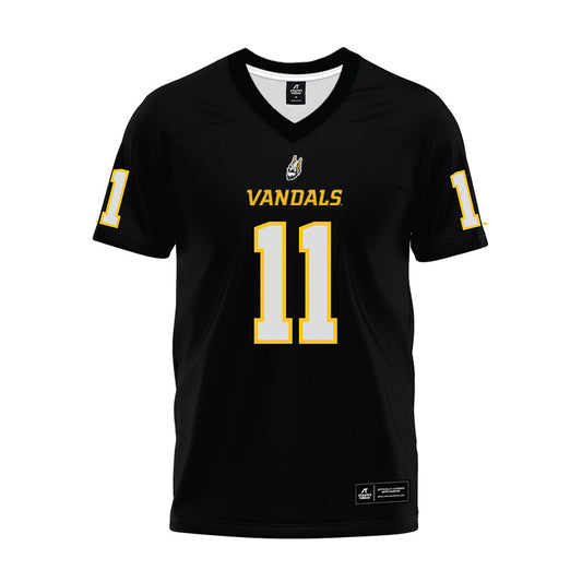 Idaho - NCAA Football : Nolan McWilliams - Black Premium Football Jersey-0
