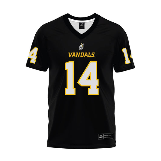 Idaho - NCAA Football : Sawyer Teeney - Black Premium Football Jersey-0