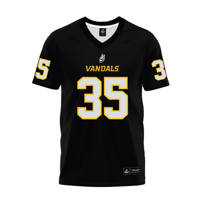 Idaho - NCAA Football : Nathan Tweit - Black Premium Football Jersey-0