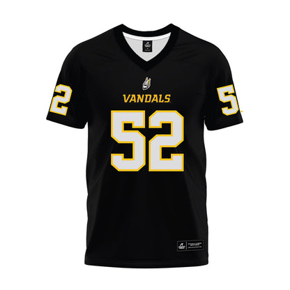 Idaho - NCAA Football : Kiegan Henson - Black Premium Football Jersey