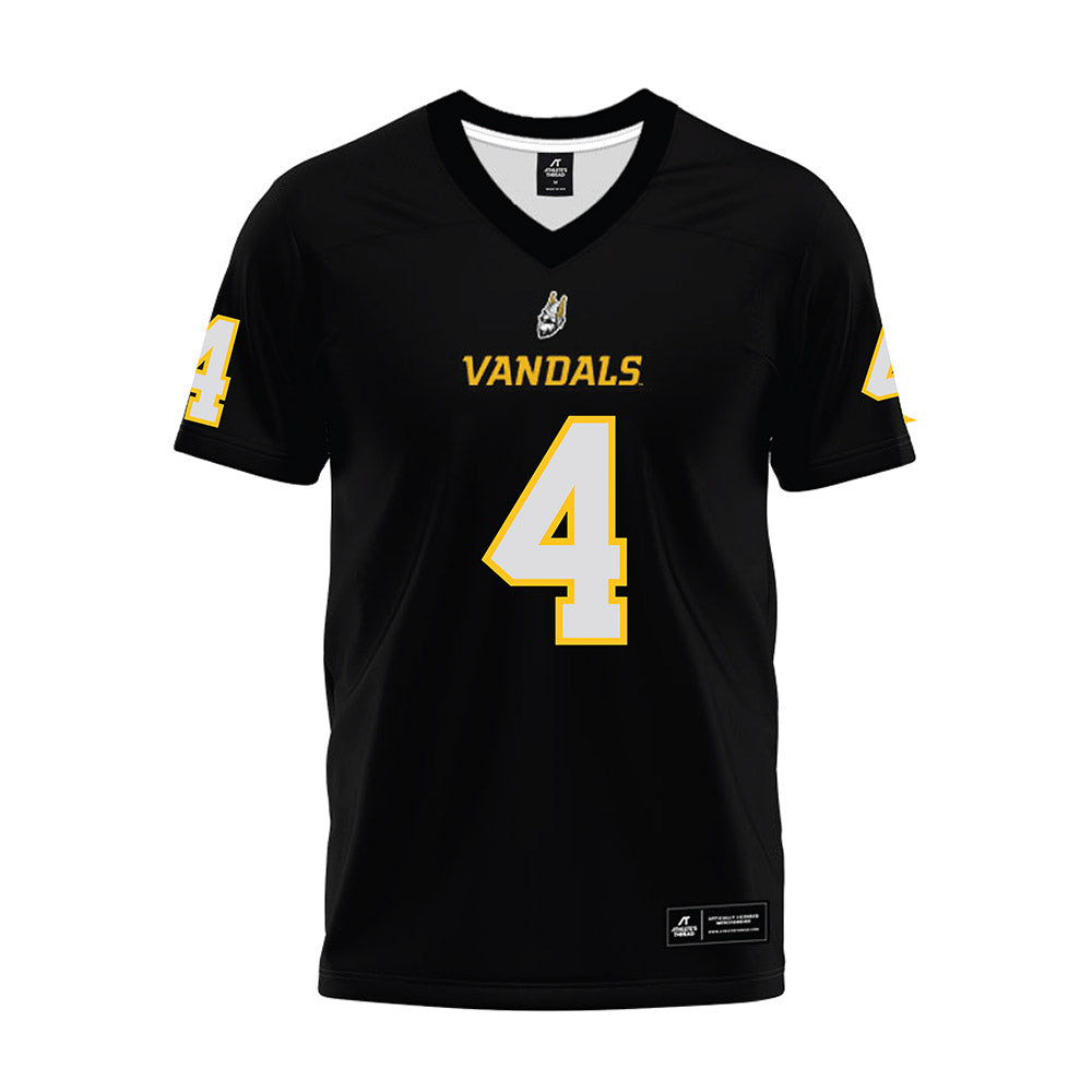 Idaho - NCAA Football : Khaled Rawls - Black Premium Football Jersey-0