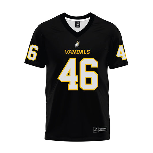 Idaho - NCAA Football : Dylan Fischer - Black Premium Football Jersey