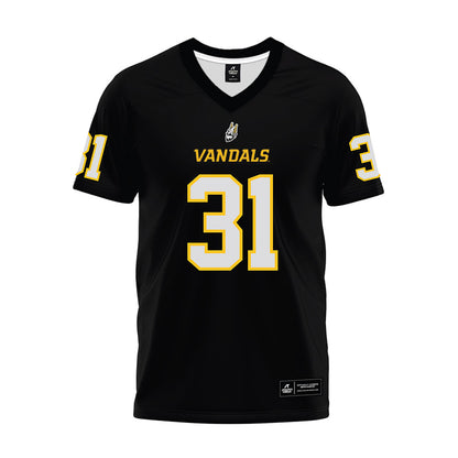 Idaho - NCAA Football : Martin Rhyne - Black Premium Football Jersey-0