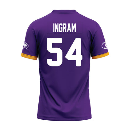 North Alabama - NCAA Football : Jyheam Ingram - Purple Premium Football Jersey