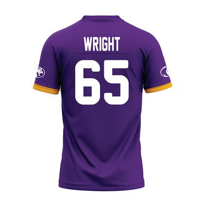 North Alabama - NCAA Football : Collin Wright - Purple Premium Football Jersey