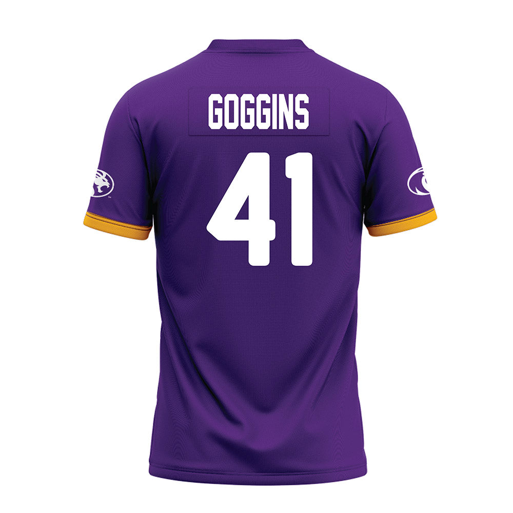 North Alabama - NCAA Football : Walter Goggins - Purple Premium Football Jersey-1