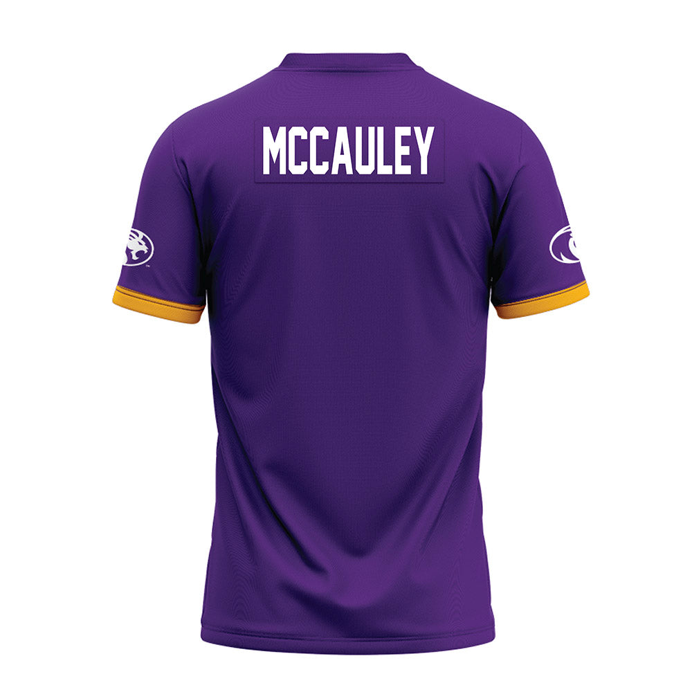 North Alabama - NCAA Football : Tango McCauley - Purple Premium Football Jersey-1