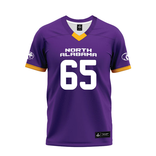 North Alabama - NCAA Football : Collin Wright - Purple Premium Football Jersey