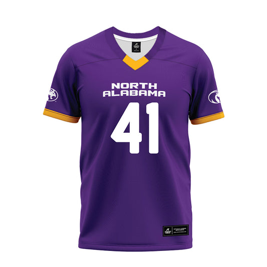 North Alabama - NCAA Football : Walter Goggins - Purple Premium Football Jersey-0