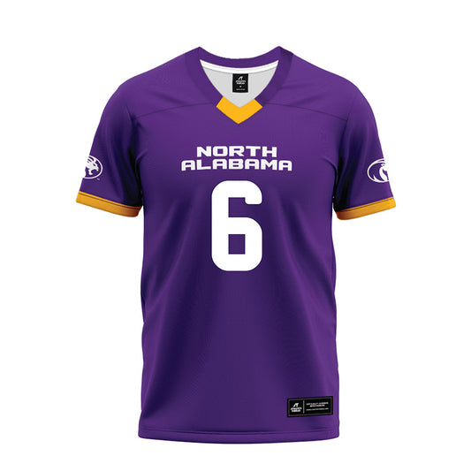North Alabama - NCAA Football : Avery Howard - Purple Premium Football Jersey-0