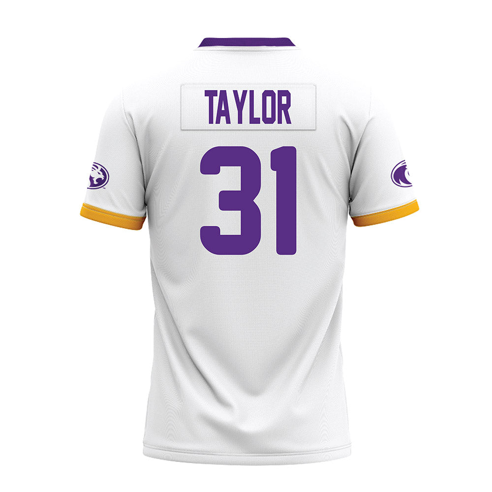 North Alabama - NCAA Football : John Taylor - White Premium Football Jersey-1
