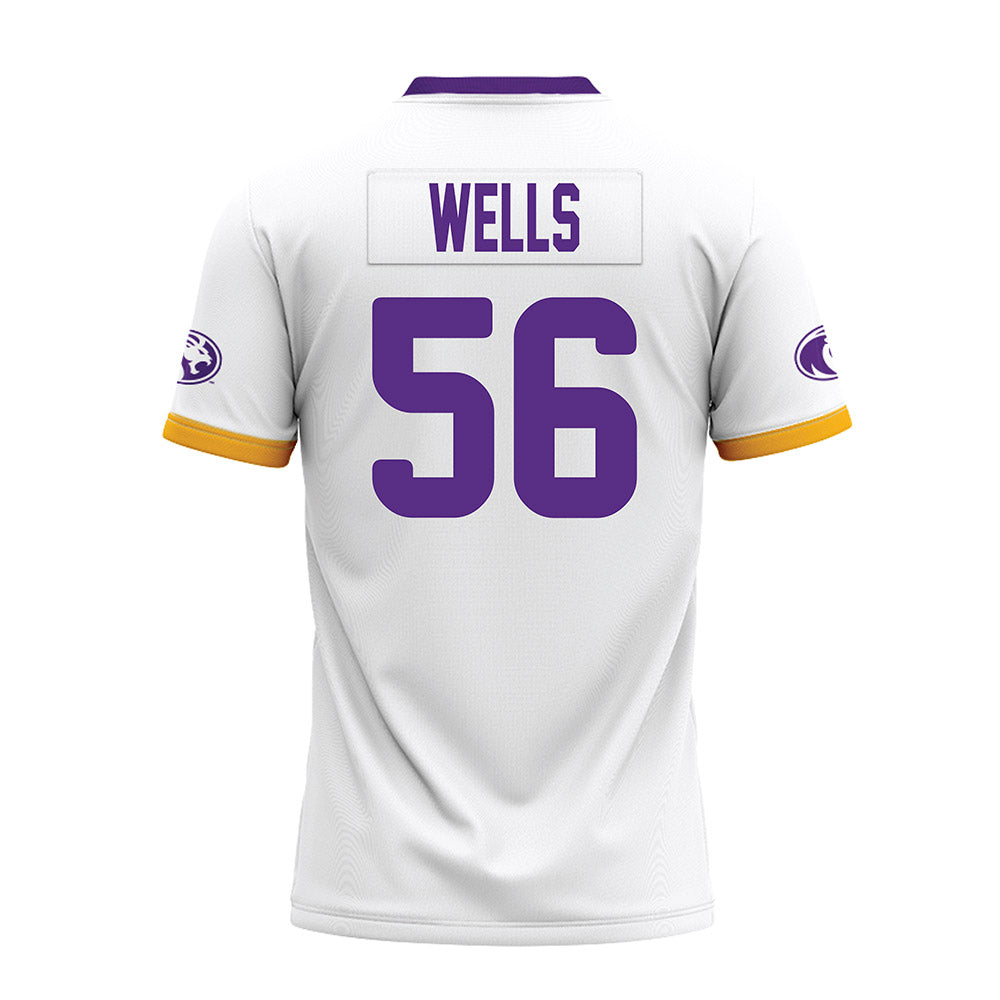 North Alabama - NCAA Football : Matthew Wells - White Premium Football Jersey-1