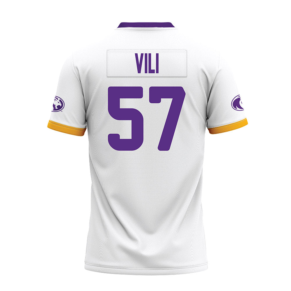 North Alabama - NCAA Football : Fred Vili - White Premium Football Jersey-1