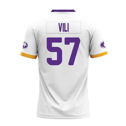 North Alabama - NCAA Football : Fred Vili - White Premium Football Jersey-1