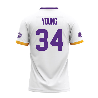North Alabama - NCAA Football : Anthony Young - White Premium Football Jersey-1