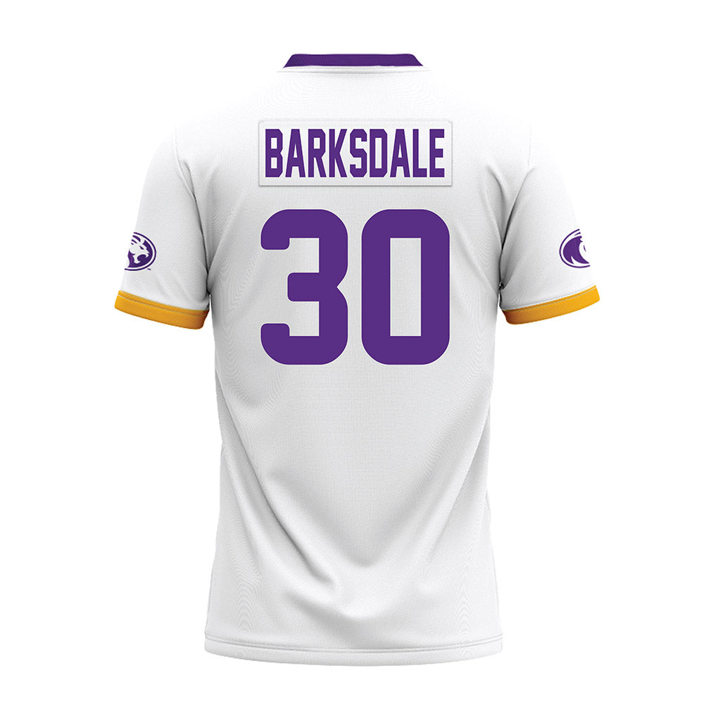 North Alabama - NCAA Football : Michael Barksdale - White Premium Football Jersey-1
