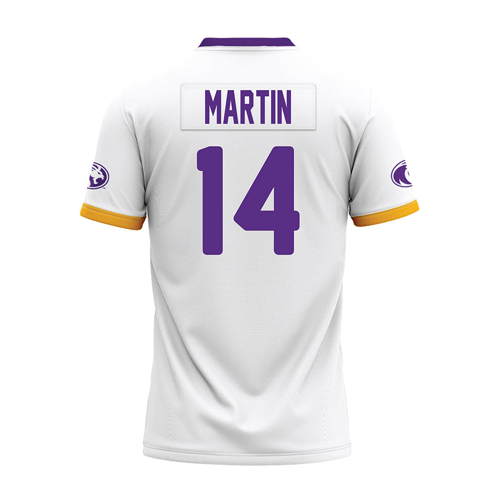 North Alabama - NCAA Football : Tae Martin - White Premium Football Jersey-1
