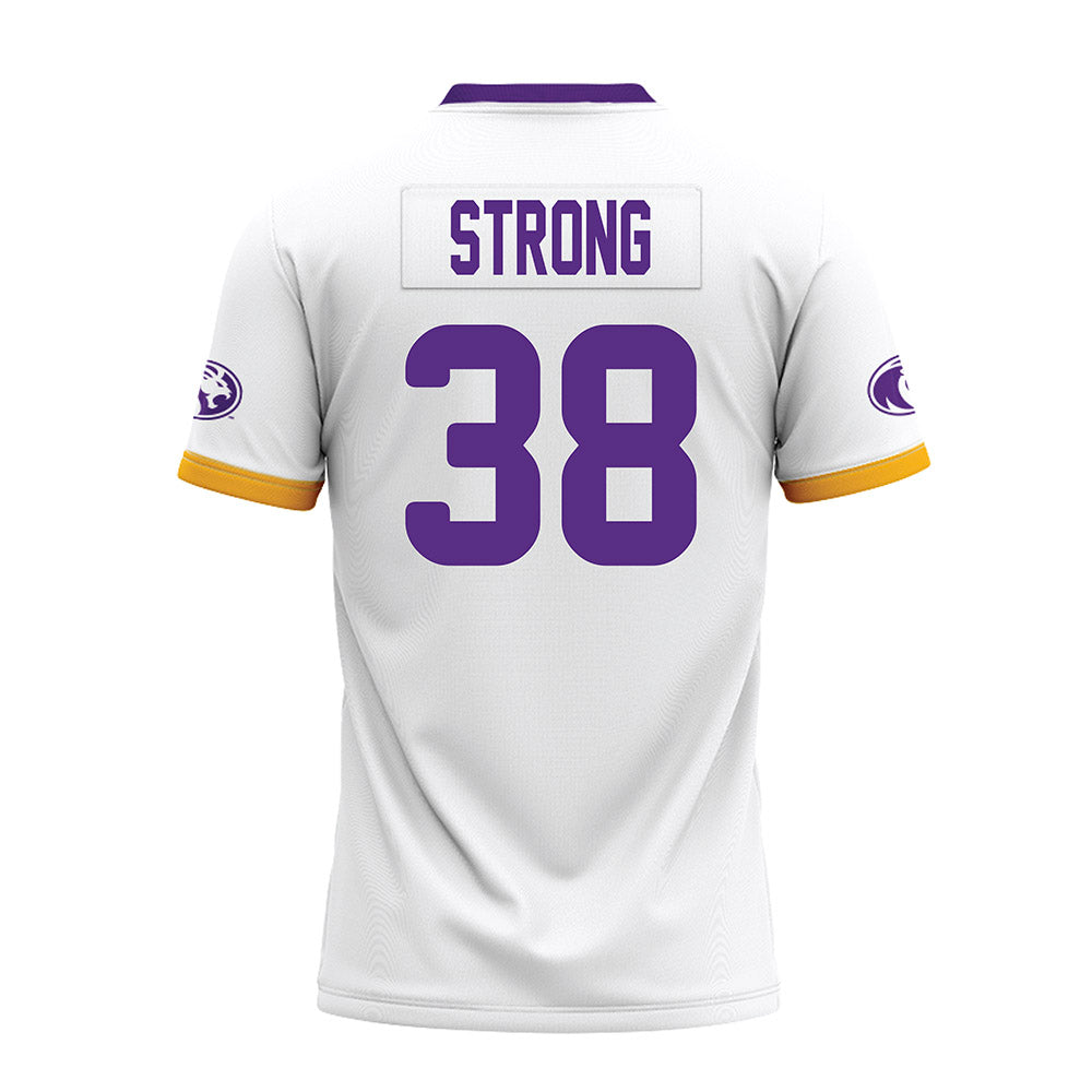 North Alabama - NCAA Football : Nic Strong - White Premium Football Jersey-1