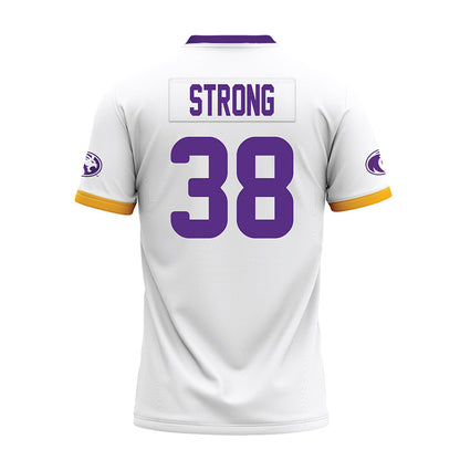 North Alabama - NCAA Football : Nic Strong - White Premium Football Jersey-1