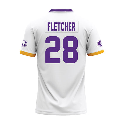 North Alabama - NCAA Football : Jalen Fletcher - White Premium Football Jersey-1