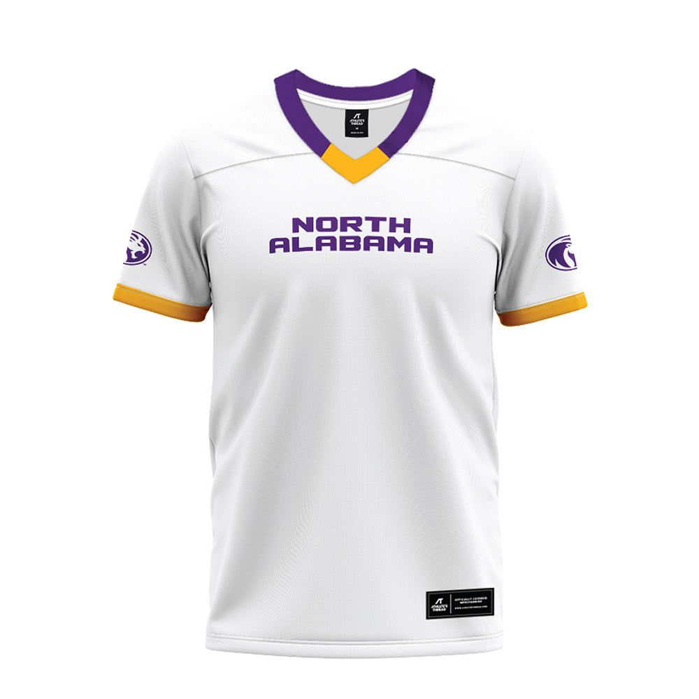 North Alabama - NCAA Football : Tango McCauley - White Premium Football Jersey-0