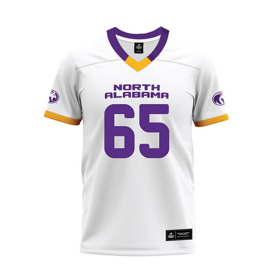 North Alabama - NCAA Football : Collin Wright - White Premium Football Jersey