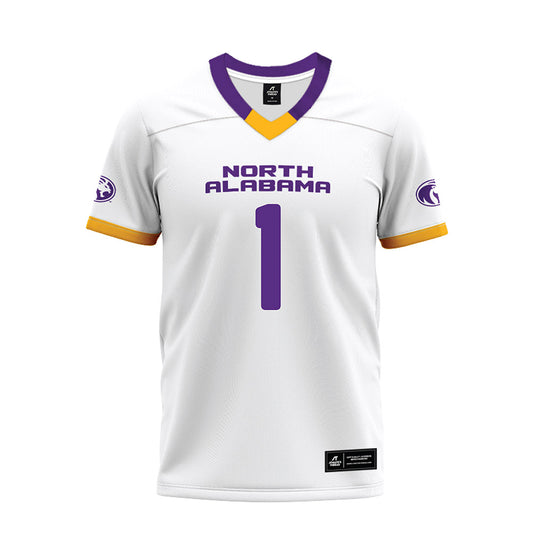 North Alabama - NCAA Football : Tango McCauley - White Premium Football Jersey-0