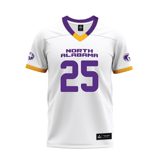 North Alabama - NCAA Football : Logan Thornton - White Premium Football Jersey-0