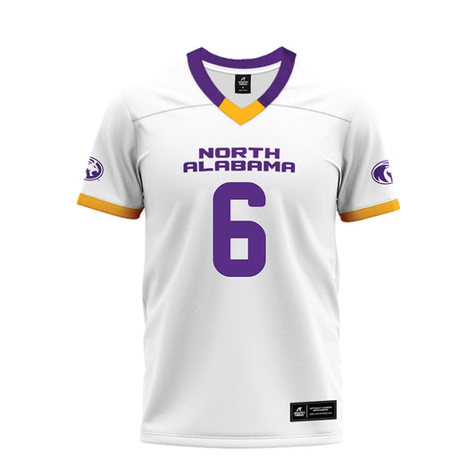 North Alabama - NCAA Football : Avery Howard - White Premium Football Jersey-0