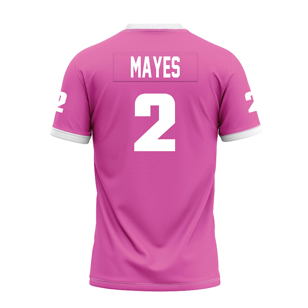 UTC - NCAA Football : Jamoi Mayes - Pink Premium Football Jersey
