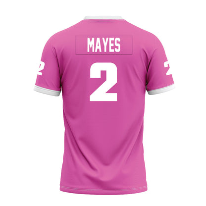 UTC - NCAA Football : Jamoi Mayes - Pink Premium Football Jersey