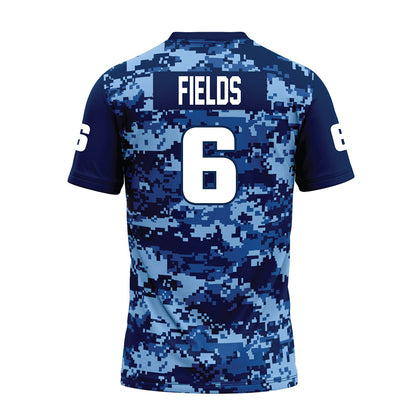 UTC - NCAA Football : TJ Fields - Navy Premium Football Jersey-1