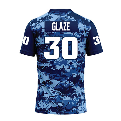 UTC - NCAA Football : Kelby Glaze - Navy Premium Football Jersey-1