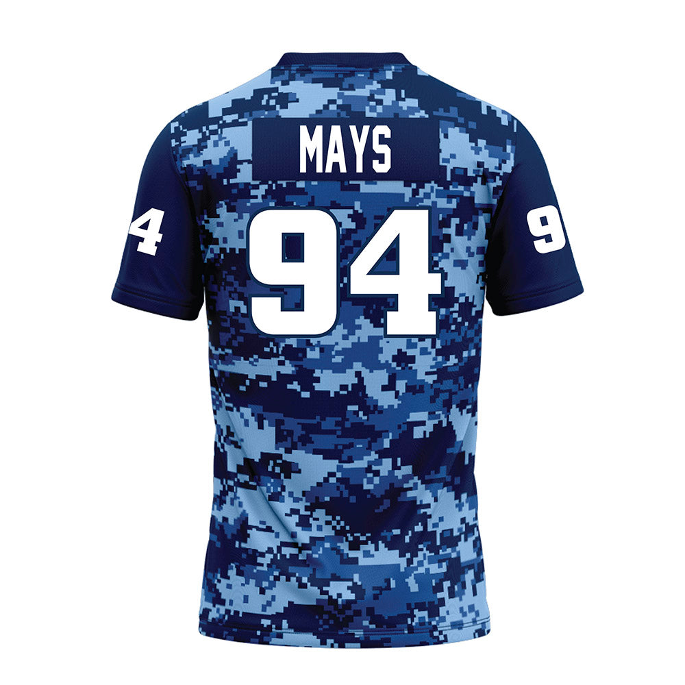 UTC - NCAA Football : Myles Mays - Navy Premium Football Jersey-1