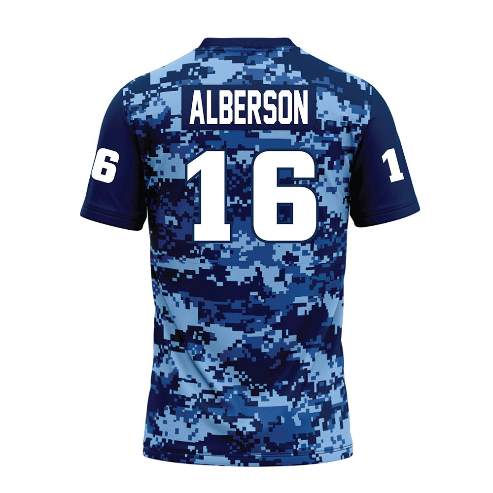 UTC - NCAA Football : Battle Alberson - Navy Premium Football Jersey-1