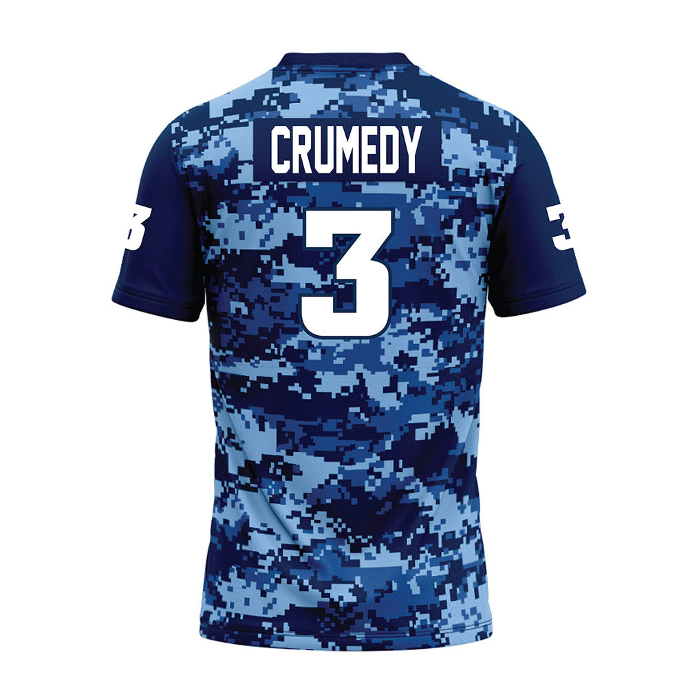 UTC - NCAA Football : Taylor Crumedy - Navy Premium Football Jersey-1