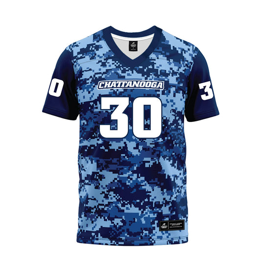 UTC - NCAA Football : Kaden Edwards - Navy Premium Football Jersey-0