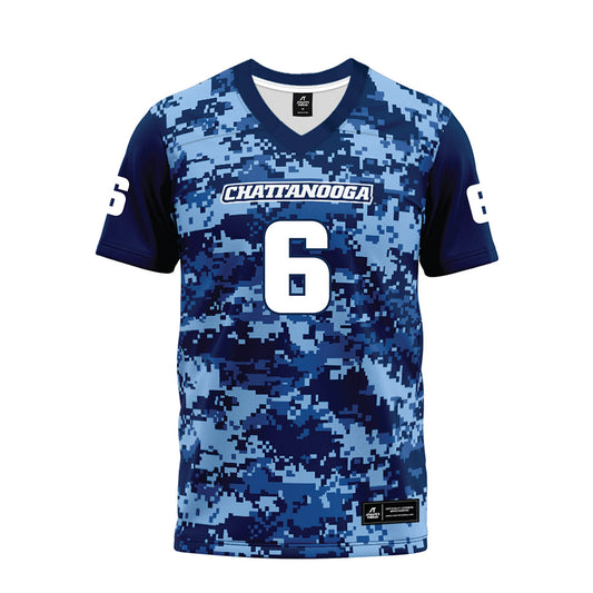 UTC - NCAA Football : TJ Fields - Navy Premium Football Jersey-0