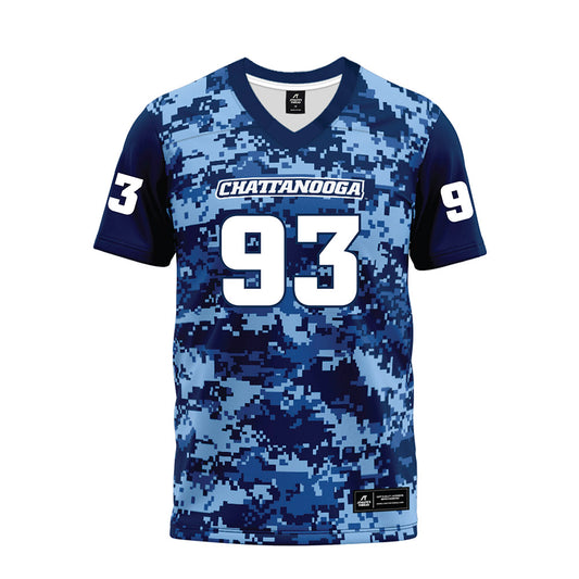 UTC - NCAA Football : Mekhi Bell - Navy Premium Football Jersey-0