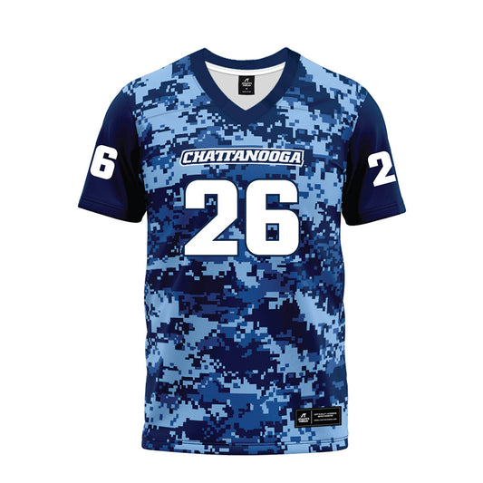 UTC - NCAA Football : Caden Ali - Navy Premium Football Jersey-0