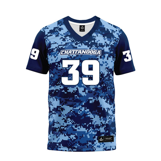 UTC - NCAA Football : Jarian Dunlap Jr - Navy Premium Football Jersey-0