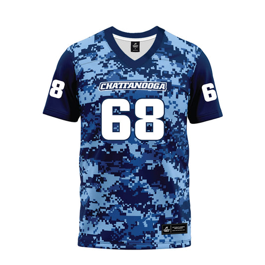 UTC - NCAA Football : KErius Cockrum - Navy Premium Football Jersey-0