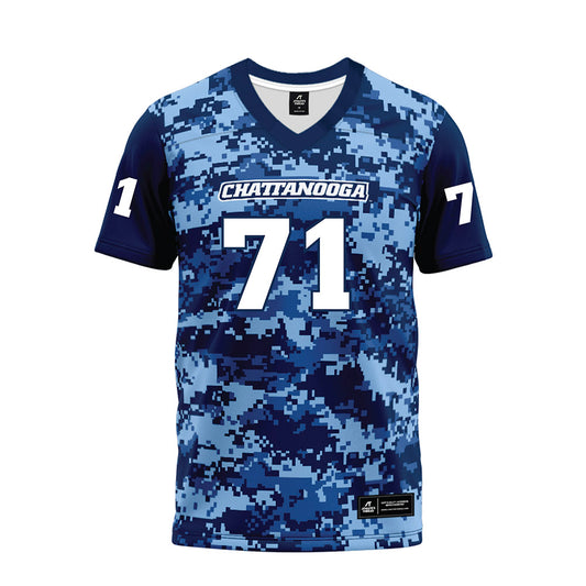 UTC - NCAA Football : Connor Coffman - Navy Premium Football Jersey-0