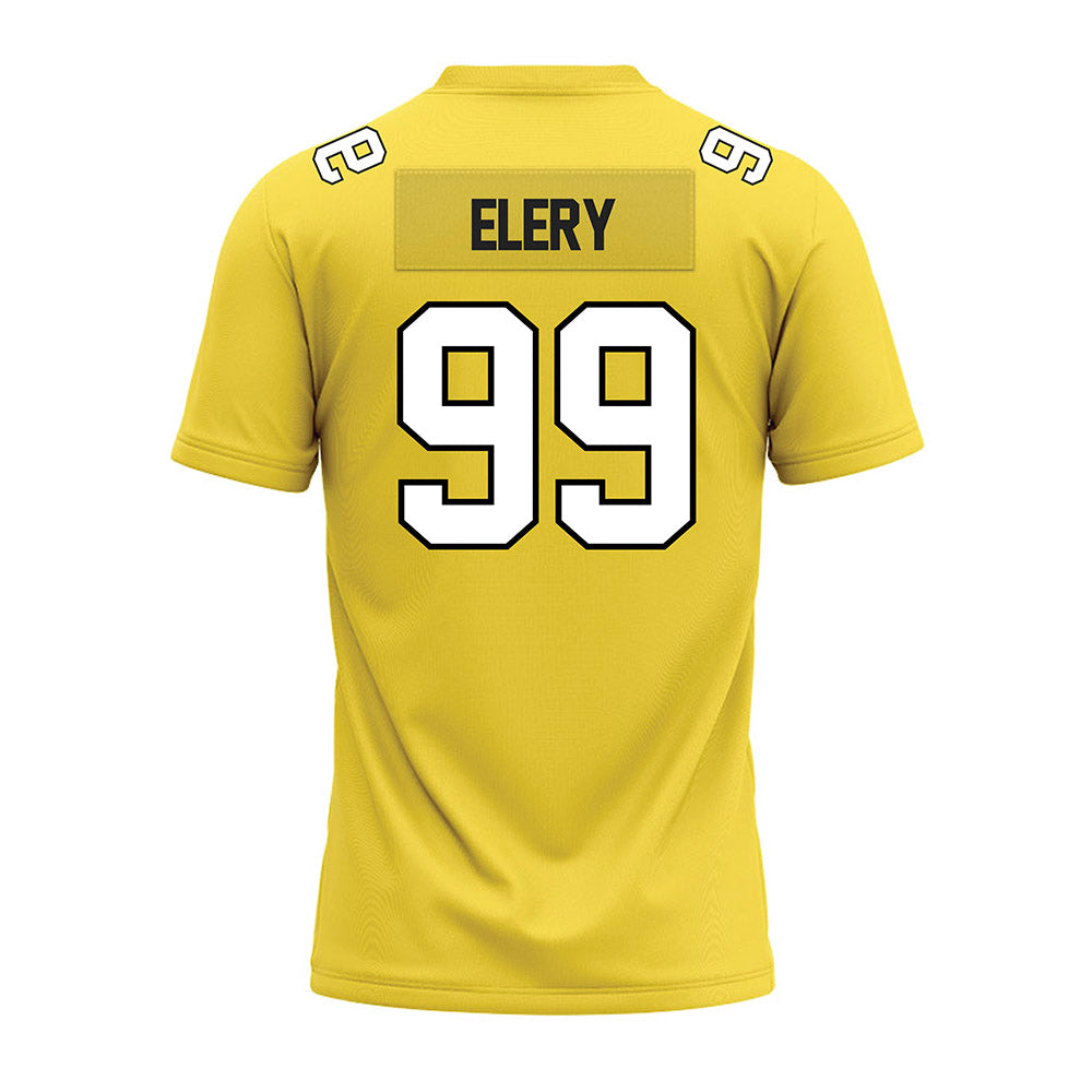 Centre College - NCAA Football : DeVaughn Elery - Gold Premium Football Jersey-1