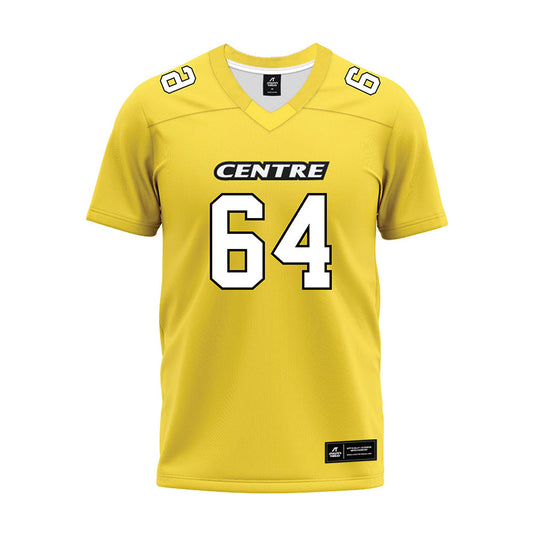Centre College - NCAA Football : Walker Sims - Gold Premium Football Jersey-0