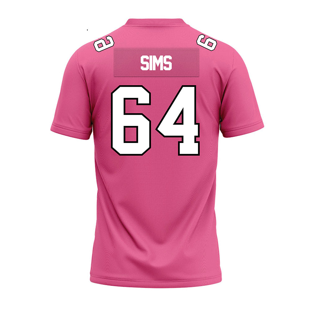 Centre College - NCAA Football : Walker Sims - Pink Premium Football Jersey-1