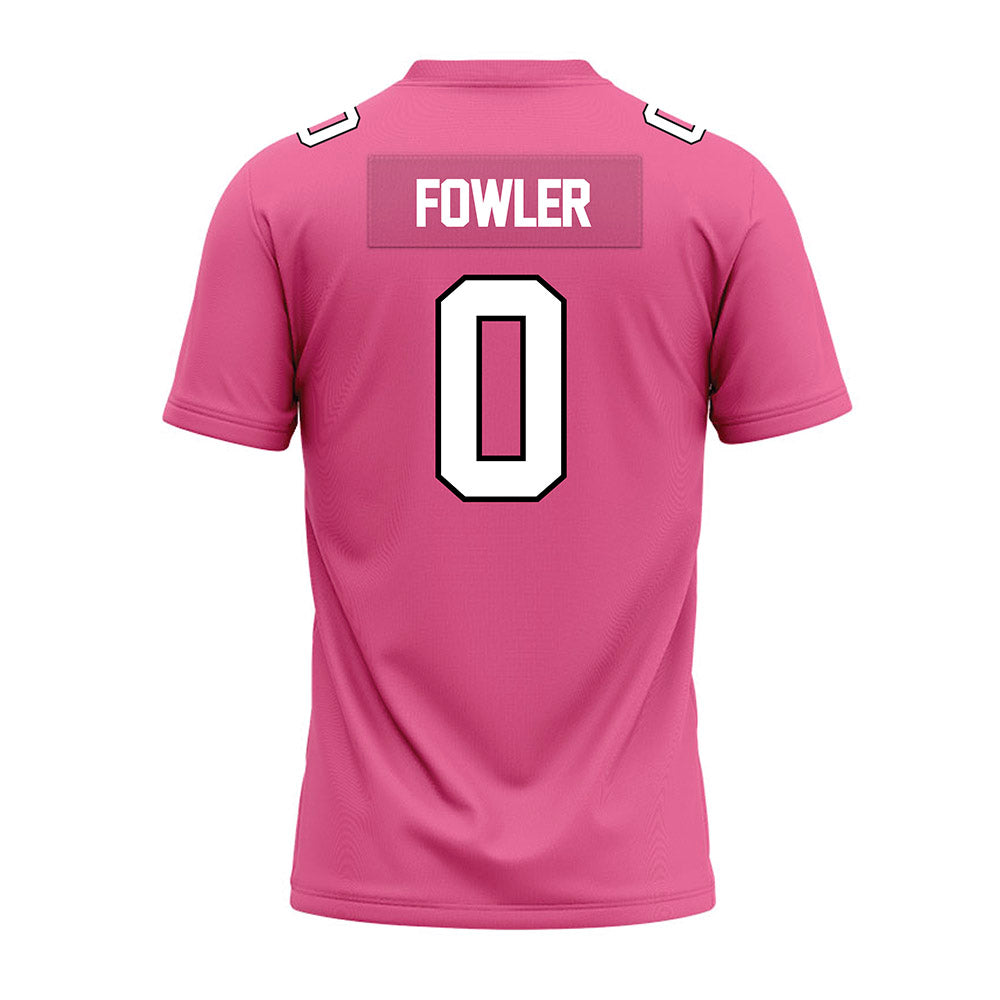 Centre College - NCAA Football : Wyatt Fowler - Pink Premium Football Jersey-1