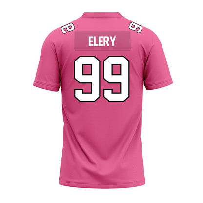 Centre College - NCAA Football : DeVaughn Elery - Pink Premium Football Jersey-1