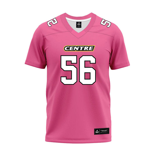 Centre College - NCAA Football : Keandre Thompson - Pink Premium Football Jersey-0